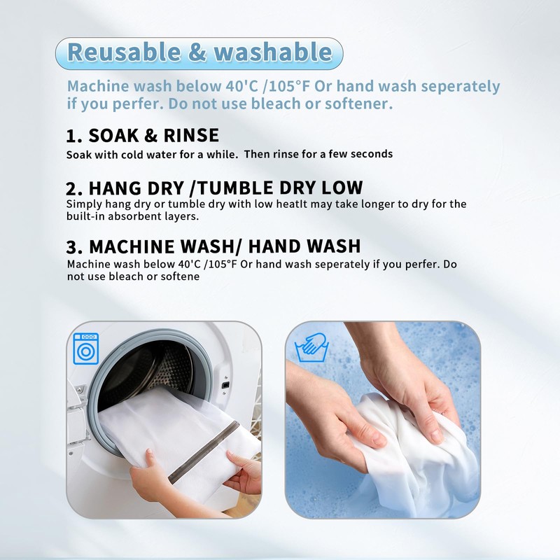 ShieldEase Washable Incontinence Underwear for Men - Cotton Urinary Leakproof