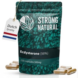 Beta-Ecdysterone - 1000mg Daily Dose - 120 Capsules - 98% Maximum Purity of Ecdysterone - Extracted from the Plant Cyanotis arachnoidea