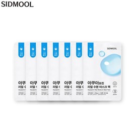 SIDMOOL Aquaporin Real Moisture Mask Pack 23ml*7ea [Zero Margin]