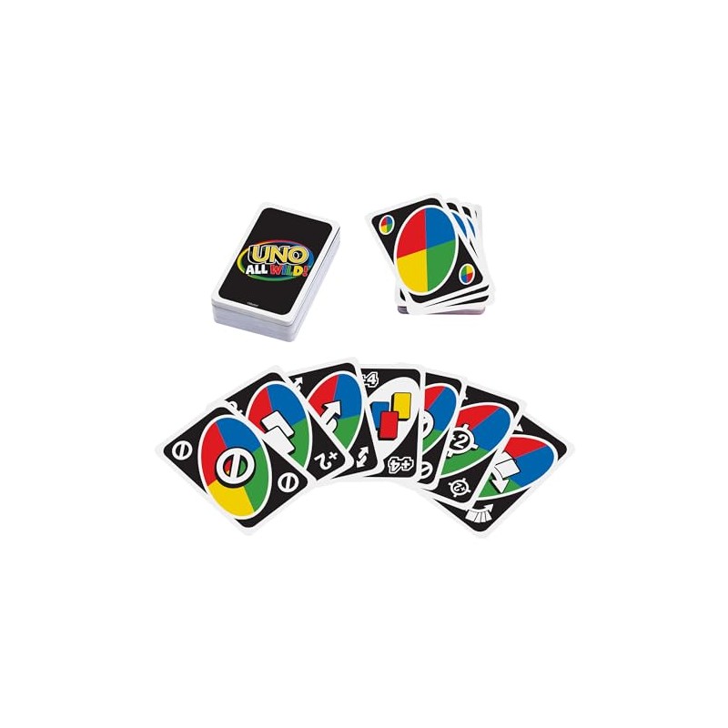 Mattel Games UNO All Wild Juego de Cartas (Mattel HHL33)