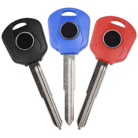 gradora Motorcycle Blank Uncut Key Motorbike Duplicate Key Replacement for CBR600RR CBR 1000RR CB500 CBR500R CB400 CB1300 NC700X VTR1000 VTEC(Pack of 3)