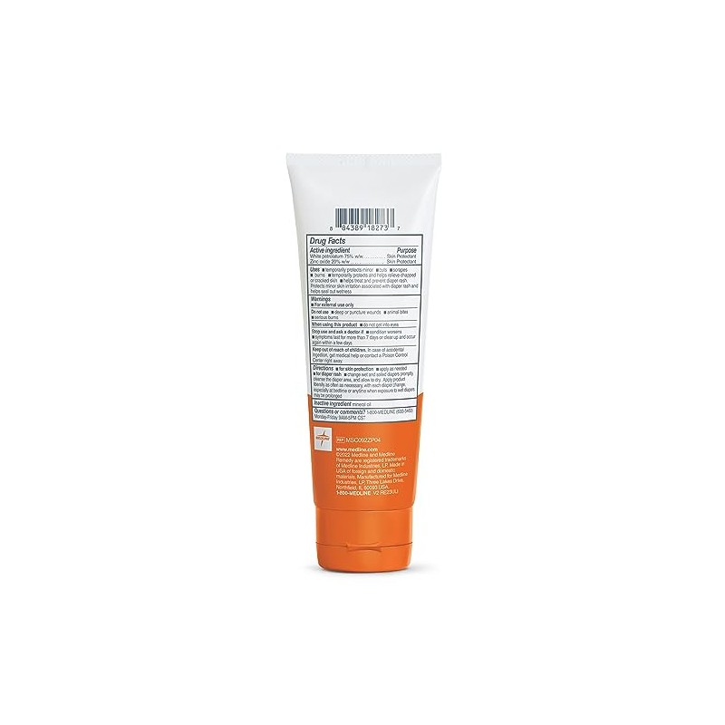 Medline Remedy Essentials Zinc Skin Protectant Paste, 4oz.