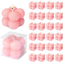 Nasjac Velas Aromaticas Vela Hechas a Mano, 24 Velas Perfumadas de Burbujas Mini, Lavanda/Campanilla/oolong de Melocoton Blanco, Vela Decorativas para el Hogar, Regalo para Mujer, Regalo Día del Madre