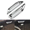 TuTuYa Car Side Mesh Vent, Universal Car Air Flow Chrome