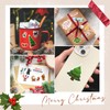 BETESSIN Christmas Stickers - Pack of 284 Christmas Stickers with