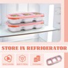Modixun Bento Snack Containers with Leak Proof Lids, 3 Compartments,