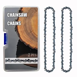 2PC 10 Inch Chainsaw Chains for Worx WG322 WG322.9 WG323 WG323.9 Chainsaw, Replacement for EGO PSA1000 PSA1020 MPS1000 MPS1001 PPSX2504 10-Inch 56V Polesaw - 3/8"LP .043" 40DL