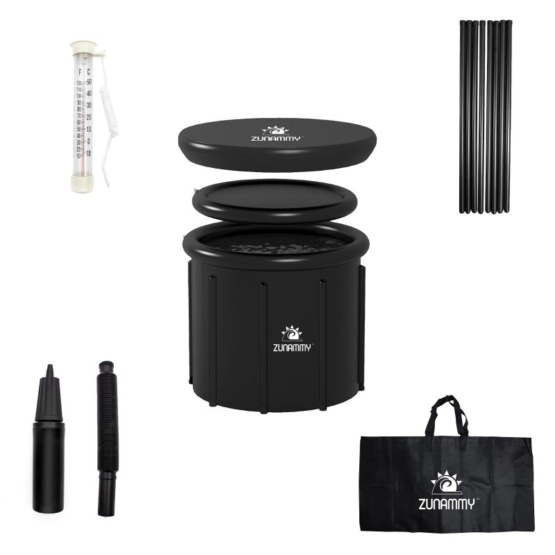 Zummy 100 Gal Cold Plunge Tub Portable Ice Bath Tub