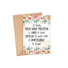Nurse Preceptor Card - Nurse Preceptor Leaving Card - A Truly Great Nurse Preceptor Is Hard To Find - Farewell Card - Appreciation Card - Retirement Card