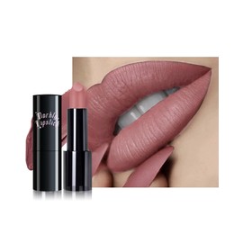 Nude Pink Lipstick Long Lasting for Women, Hydrating Matte Velvet Lip Gloss Superstay Liquid Lipstick Intense Color Non Stick Smudge-Proof & Waterproof Lipgloss Bold Glow Goth Lip Stick Makeup-01