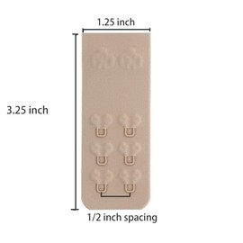 YARBAR Bra Extenders 2 Hooks Bra Extension Straps Soft Comfortable