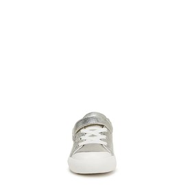 Dr. Scholl's Infant Girls Time Off Toddler Sneaker Silver Faux Leather 11 M