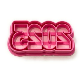 T3D Cookie Cutters Number 2025 Cookie Cutter, Suitable for Cakes Biscuit and Fondant Cookie Mold for Homemade Treats