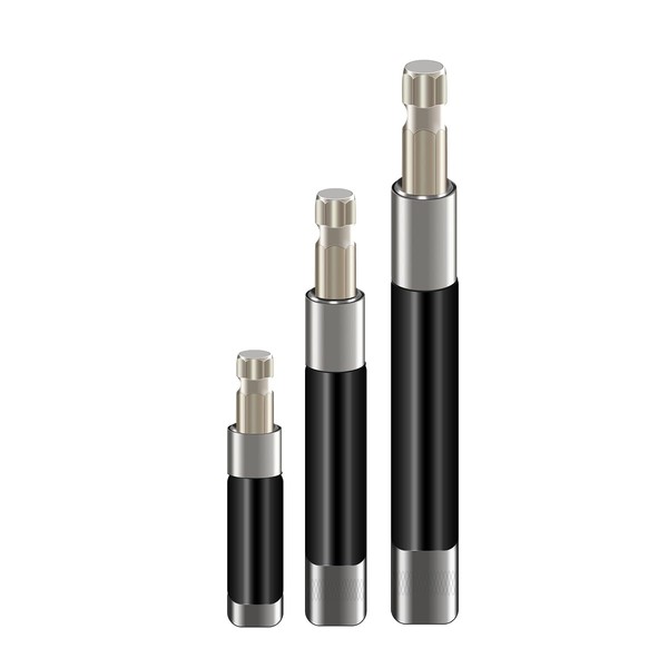 HOHXEN Pack of 3 1/4 Inch Hex Shank Magnetic Bit