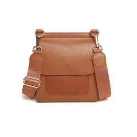 Alice Wheeler Seville Crossbody Bag Vegan Leather (Tan)