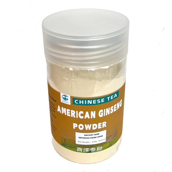 MOORCHOCO 西洋参粉 - 8.81 oz Ginseng Powder Wisconsin Ginseng Root