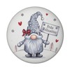 Cute Christmas Gnome with Sign Magnet – Merry Christmas Winter