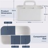 Multiuse Caddy Organizer with Handle - Stackable Plastic Tote Bin