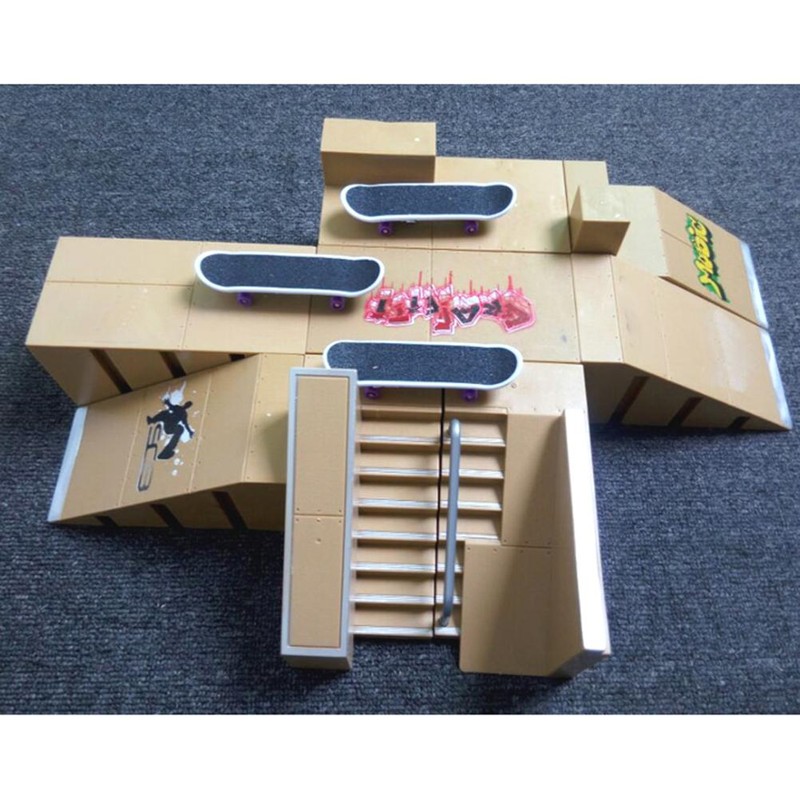 Skate Park Kit Ramp Parts for Finger Skateboard Durable Ultimate