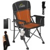 LVAOUO Heated Camping Chair with 20000mAh 12V Battery, 3 Heat