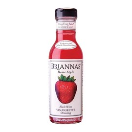 BRIANNAS - Aderezo de vinagreta de vino rosado estilo casero – Aderezo fino para ensalada hecho con ingredientes premium - Sin gluten, kosher y vegano