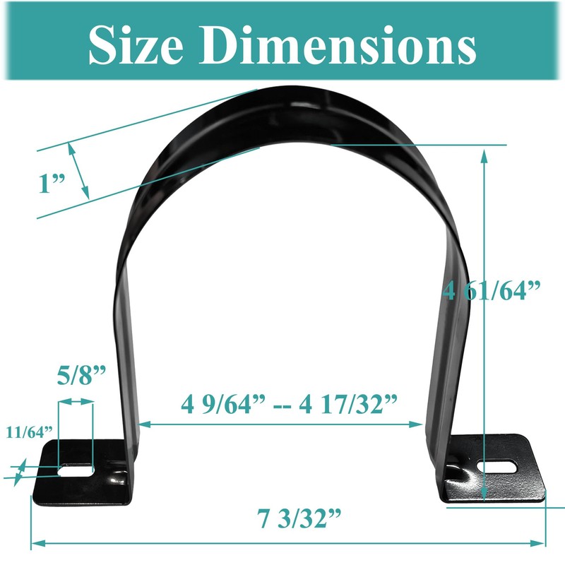 Pertresion Dust Collection Hose and Pipe Holder Adjustable Hangers Bracket,