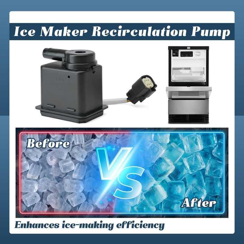 Esttlamer W11542867 Ice Maker Recirculation Pump Replacement for Whirlp for