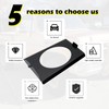 Sporacingrts Behind Seat Speaker Brackets Compatible with 1973-1987 Chevy GMC