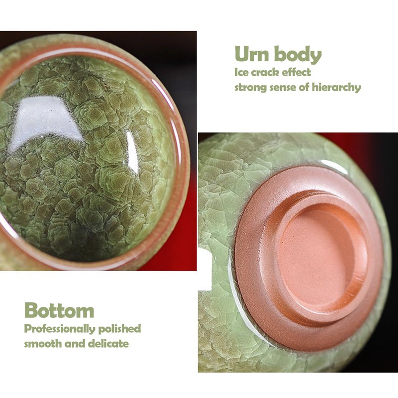 Mini Urns for Ashes, Handicrafted Ceramic Ashes Urns for Dog