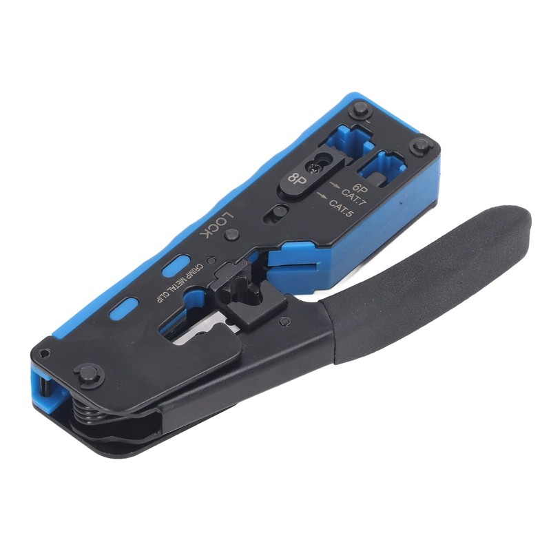 RJ45 Crimp Tool Kit Pass Through All in One Ethernet