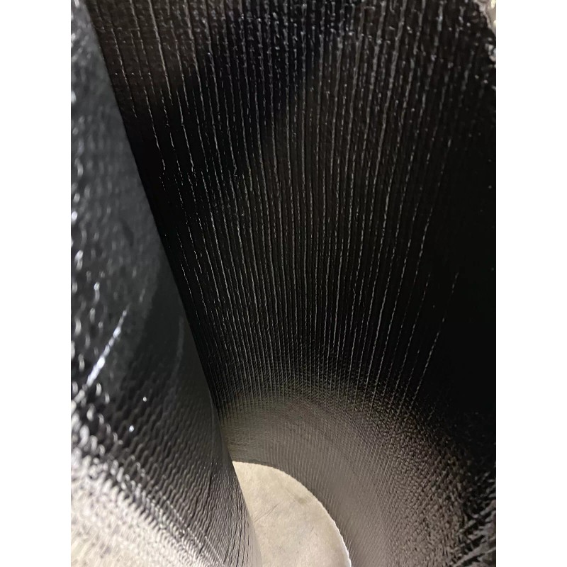 IES Reflective BLACK REFLECTIVE BUBBLE SPIRAL DUCT WRAP HVAC Insulation
