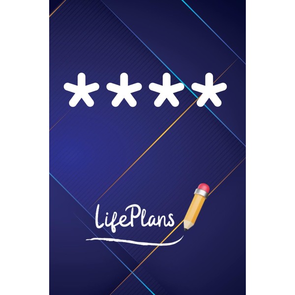 LifePlans Quaderno delle Password: Per Registrare fino a 2080 Siti