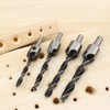 8 PCS Countersink Drill Bit Set, Woodworking Chamfer Counter Sinker