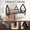 LILIWER Vinyl Record Storage Holder - Expandable 13-22.4" Width, Heavy-Duty