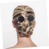 FOMIYES 2pcs Metal Hairpin Hair Clip Sunglasses Shape Barrette for