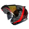 HAX Amatista Modular Flip-Up Dual Visor Motorcycle Helmet - DOT/ECE