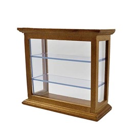 Dollhouse Counter Shelf Display Cabinet Shop Fit Business Furniture Medium Pine