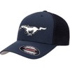 Ford Mustang Running Horse Logo Flexfit 6511 Trucker Mesh Fitted