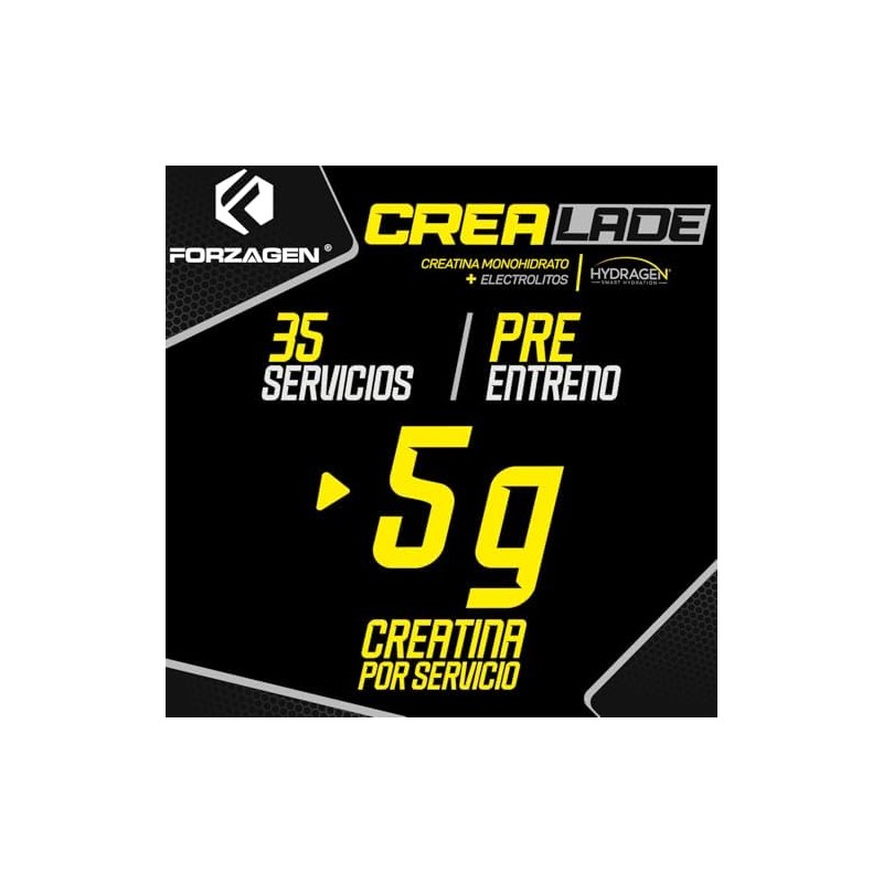 Forzagen Crea-Lade Creatina Saborizada Creatina Monohidrato 100 5 g por