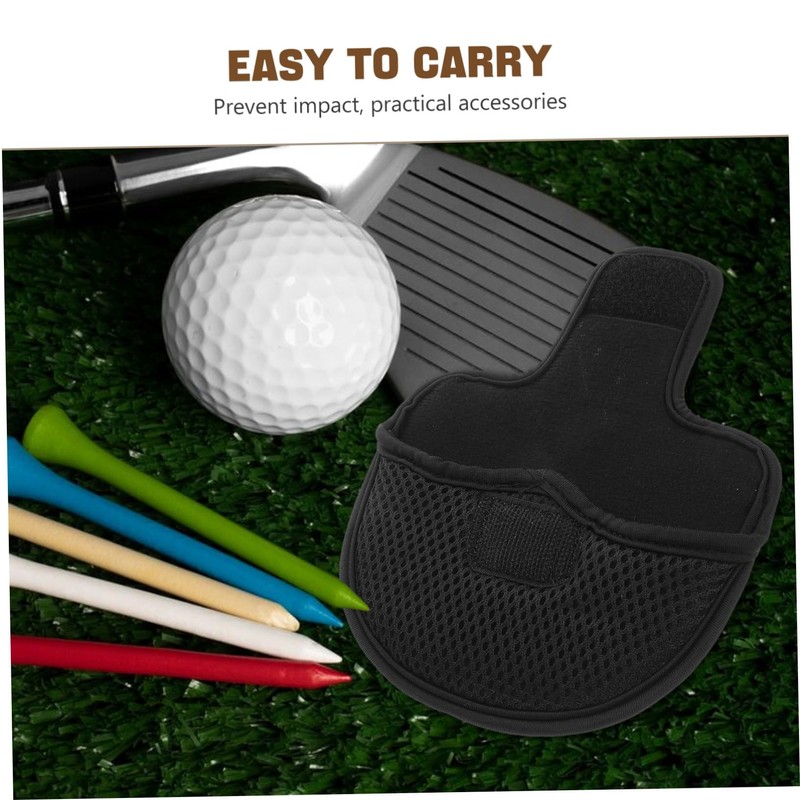 WOONEKY Nylon Mesh Golf Putter Head Cover Breathable Protective Club