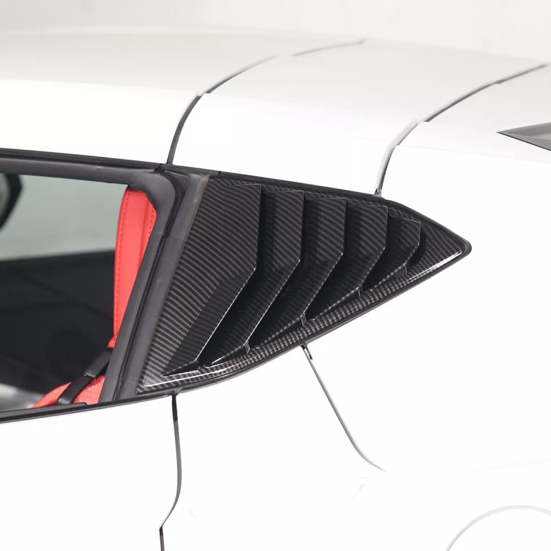 car-attention Side Window Louver Shutter Cover Trim For Corvette C8