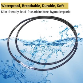 PIYIZ Rope Necklace for Women 18 Inch Braided Leather Cord Pendant 3mm Wide Chains Wax Leather String Necklaces