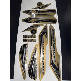 BANSHEE yamaha banshee full graphics decals kit 2006 . THICK AND HIGH GLOSS (GOLD)