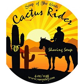 Cactus Rider Natural Shaving Soap Nourishing with Kokum & Shea Butter 4.0 oz