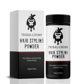 Tribal Chimp Hair Styling Powder for Men & Women – Hair Volumizer & Texture Powder for All Hair Types with Matte Finish – 24H Invisible Hold, Adds Volume & Texture, Non-Sticky and Smells Great – 10g