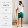 Fishers Finery Men's 100% Pure Mulberry Silk Boxers; Luxury Sleepwear