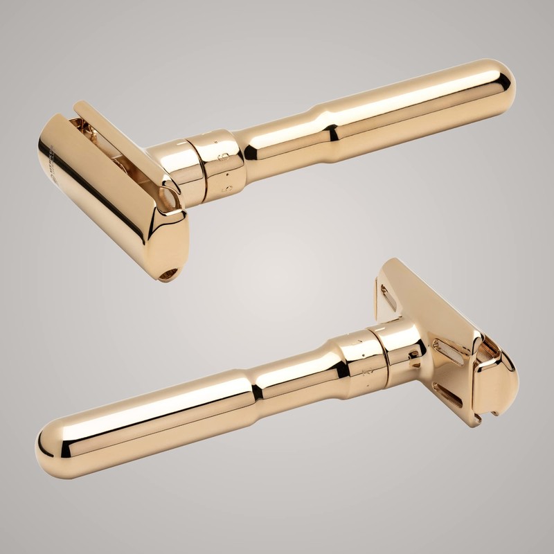 MERKUR Safety Razor 702003 | Design Classic Gloss Gold |
