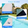 OCQOTAT 4FT Pool Depth Markers, 6x6 Inch Professional Grade Vinyl