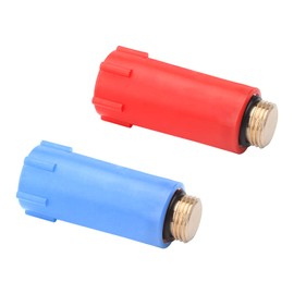 APOMOONS 2 Piece Construction Plug 1/2 Inch Plastic Plumbing Pipe (Red & Blue), Construction pour Tuyau de Plomberie 1/2 in pour Fermer les Tuyaux d'eau Pendant la Rénovation