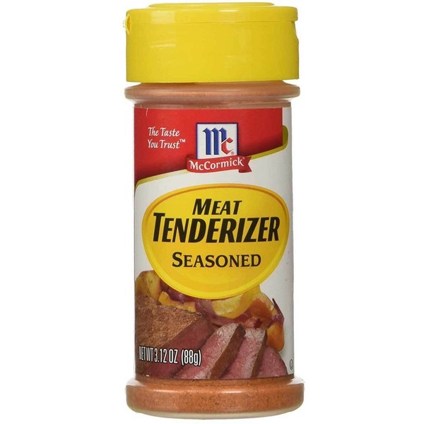 McCormick Meat Tenderizer Seasoned Seasoning - 3.12 Oz - Pack of 2